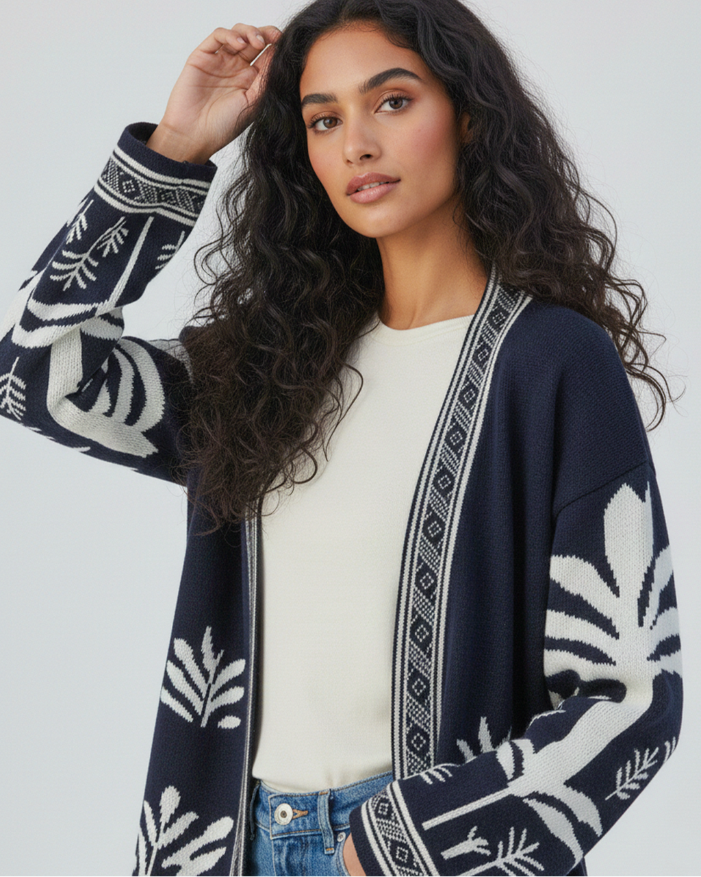 The Palm Cardigan