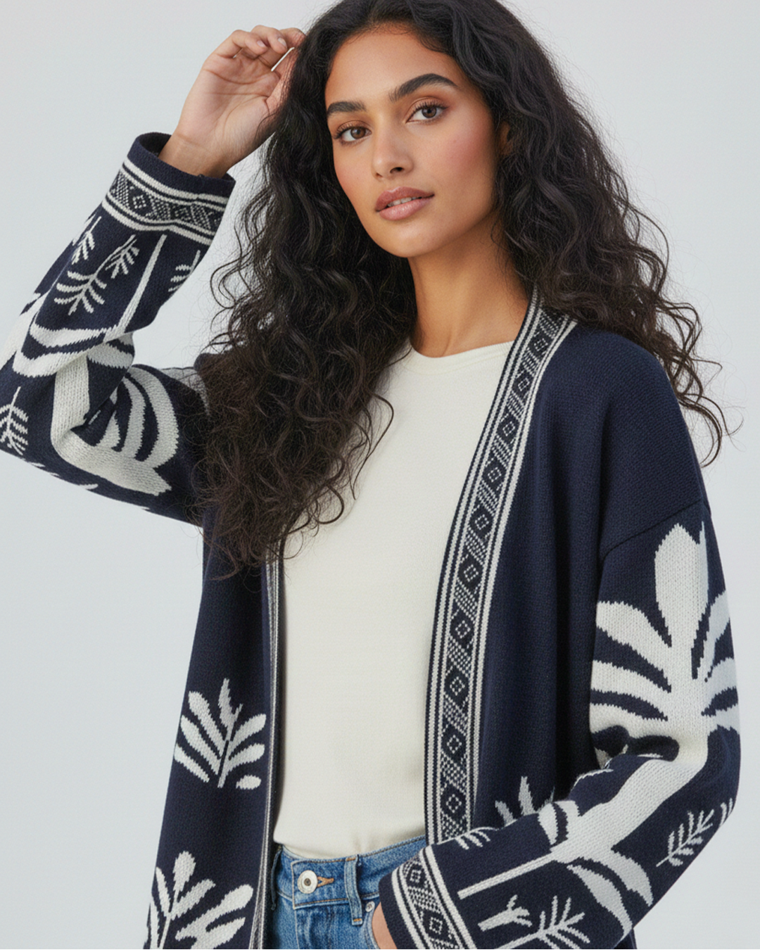 The Palm Cardigan
