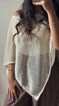 Knit Poncho Top
