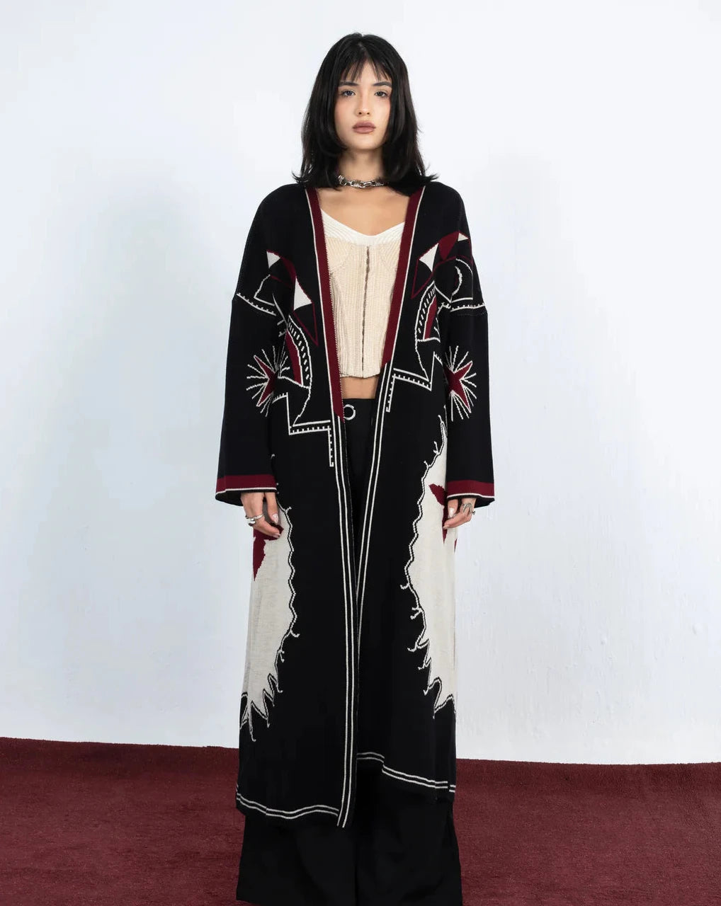 The Oriental Long Cardigan