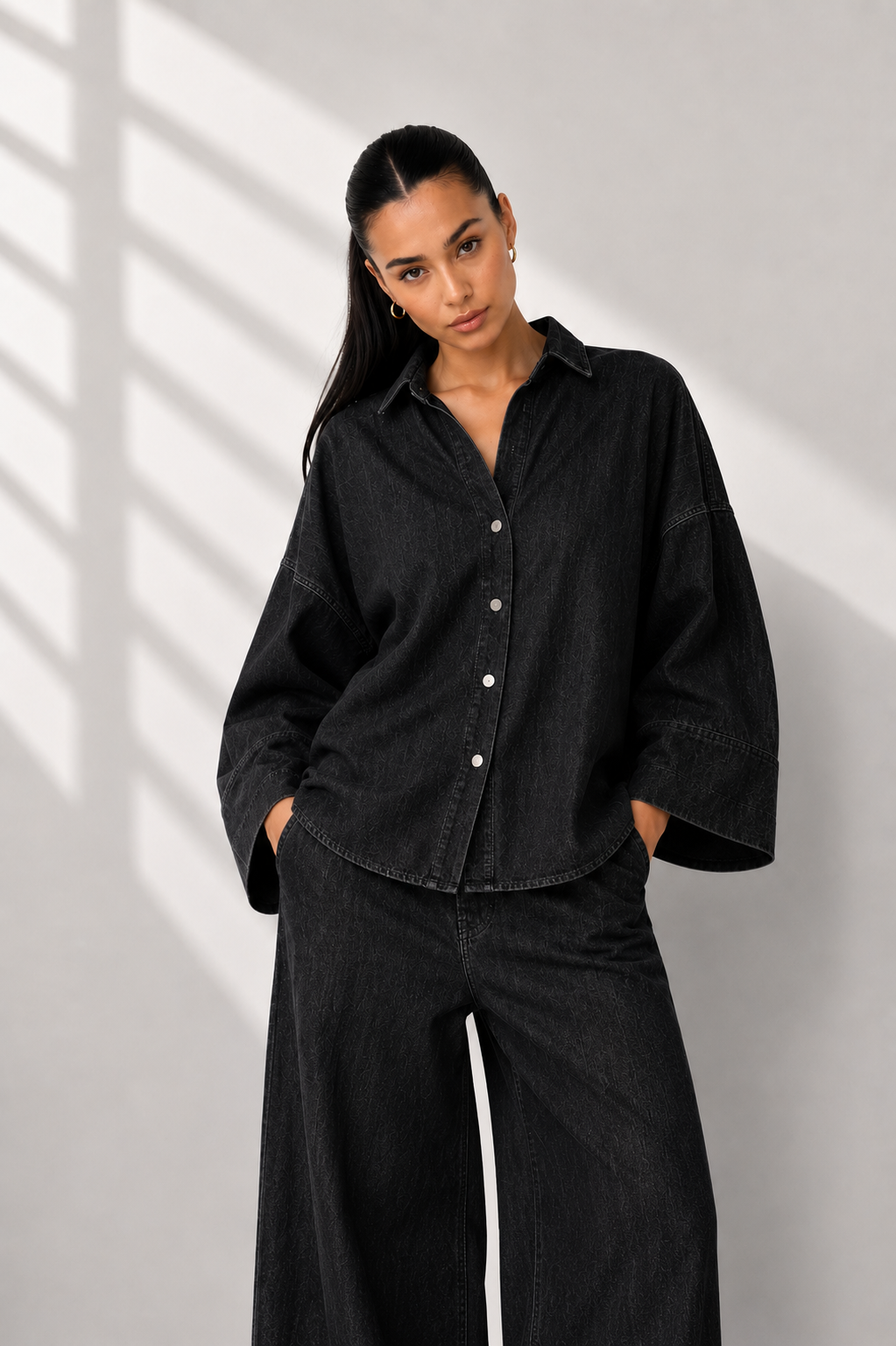 Relaxed denim set