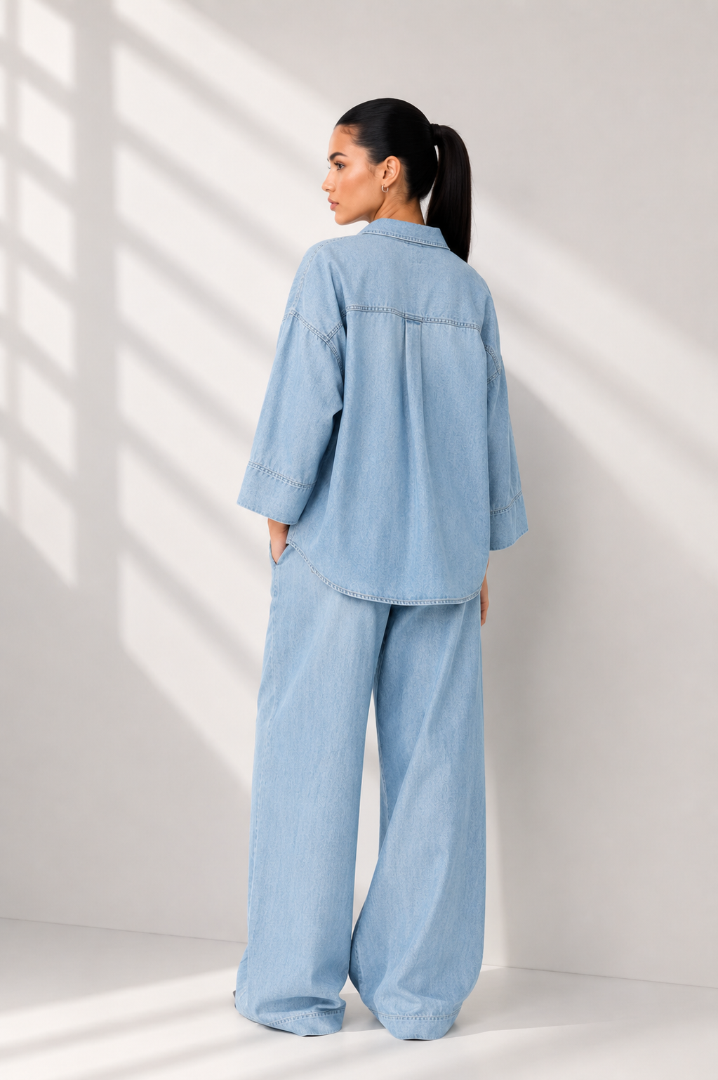 Relaxed denim set