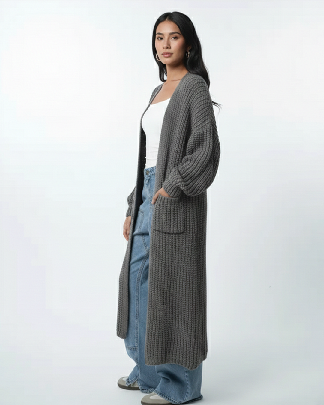 Buffy Sleeve Knit Cardigan