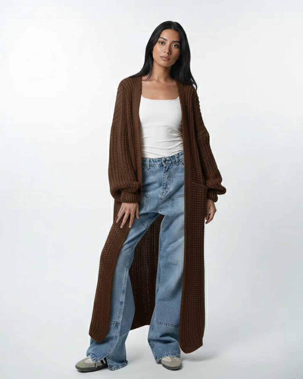 Buffy Sleeve Knit Cardigan
