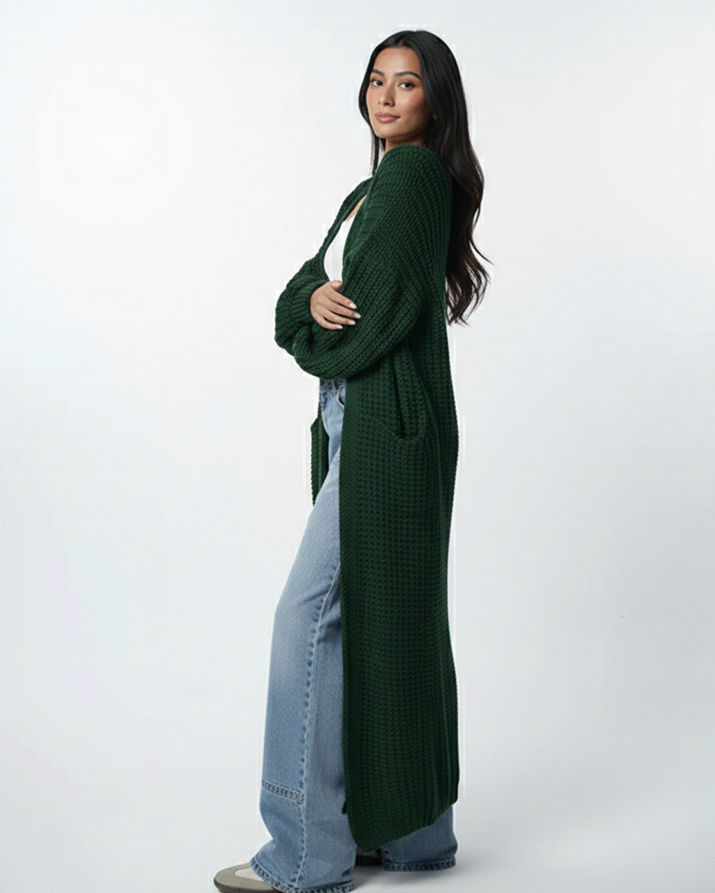 Buffy Sleeve Knit Cardigan