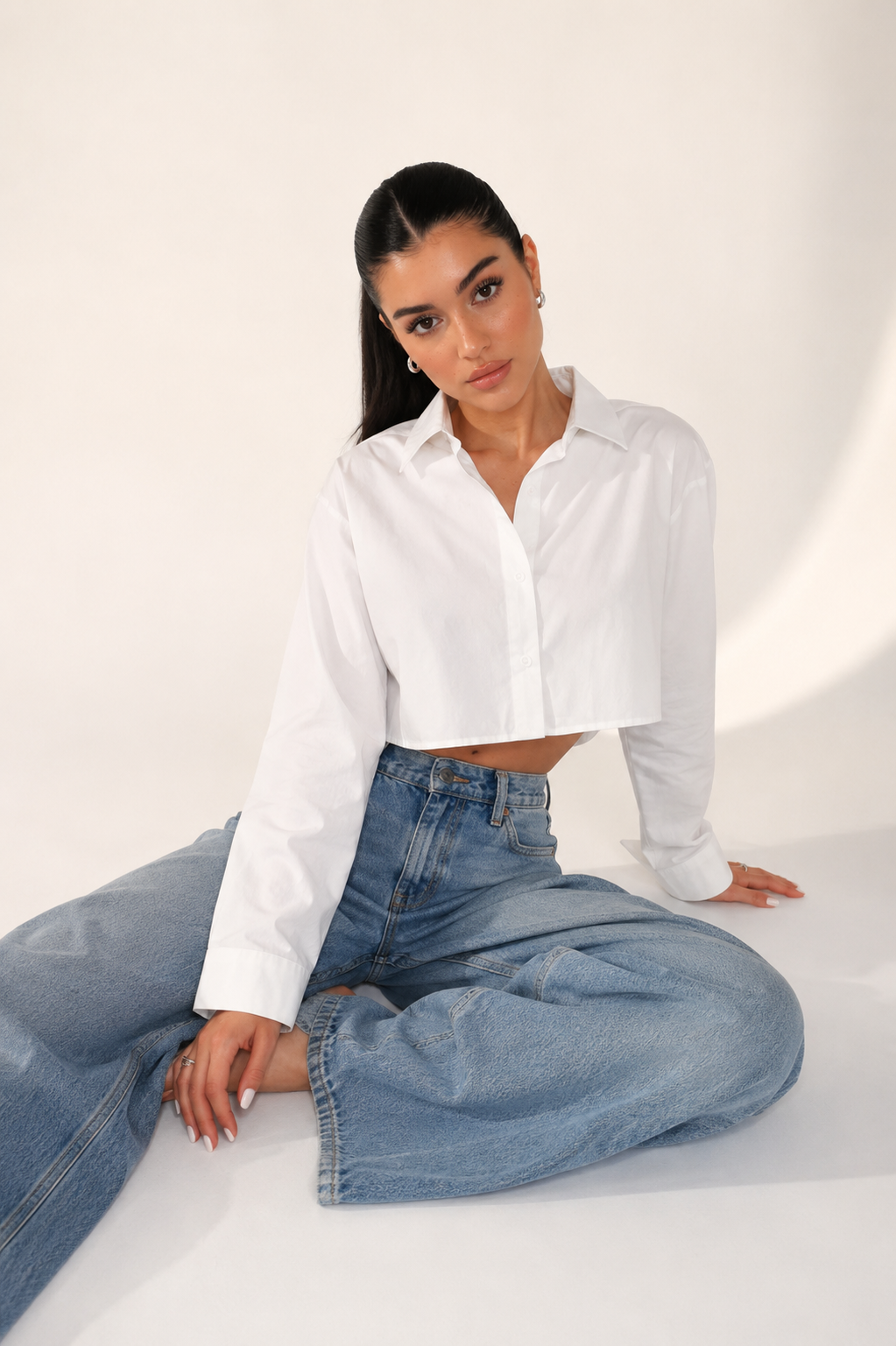 Essential Cropped shirt