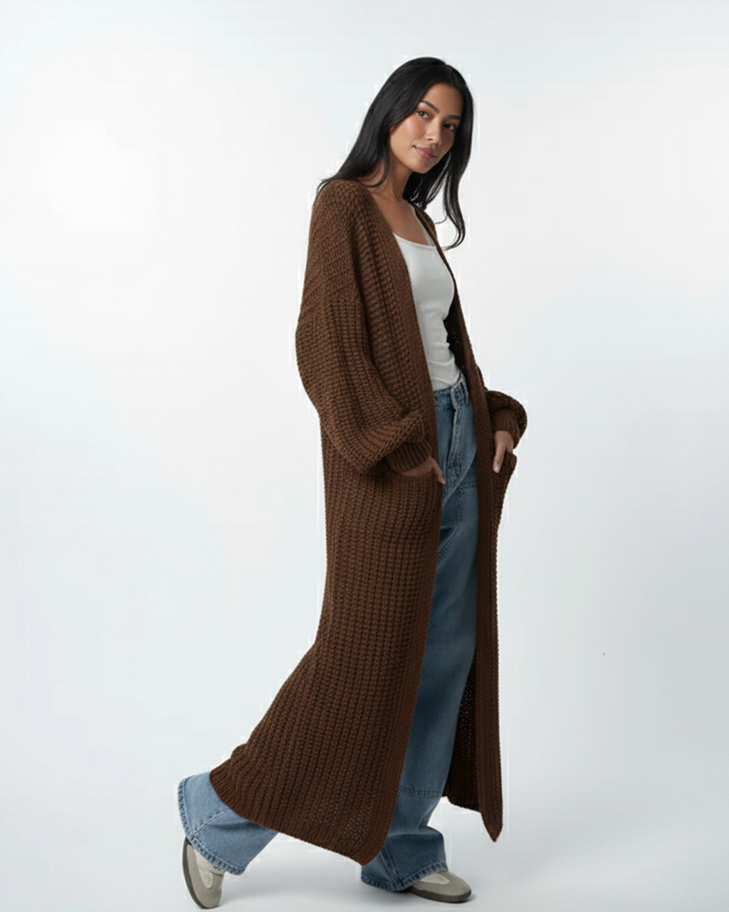 Buffy Sleeve Knit Cardigan