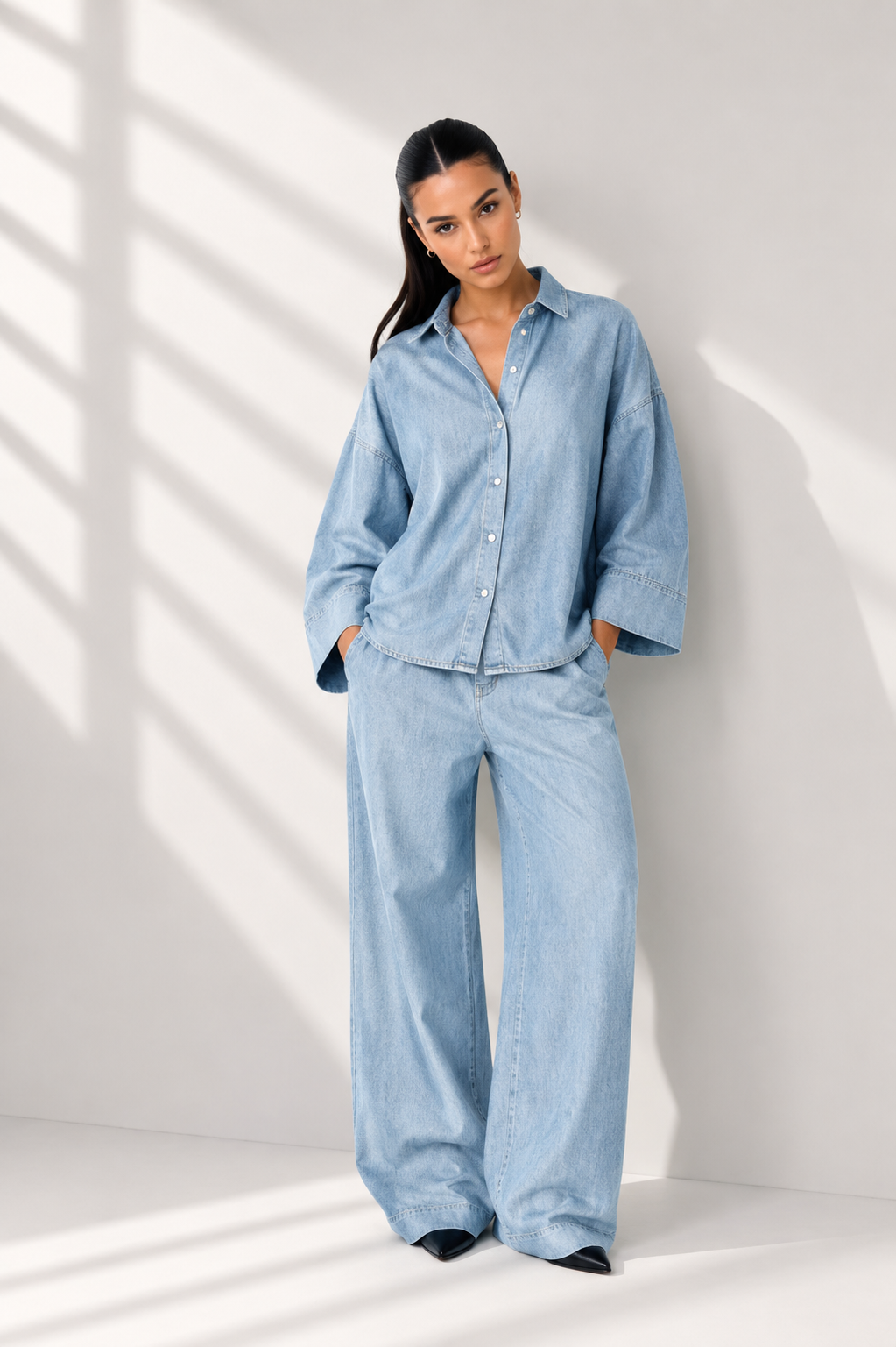 Relaxed denim set