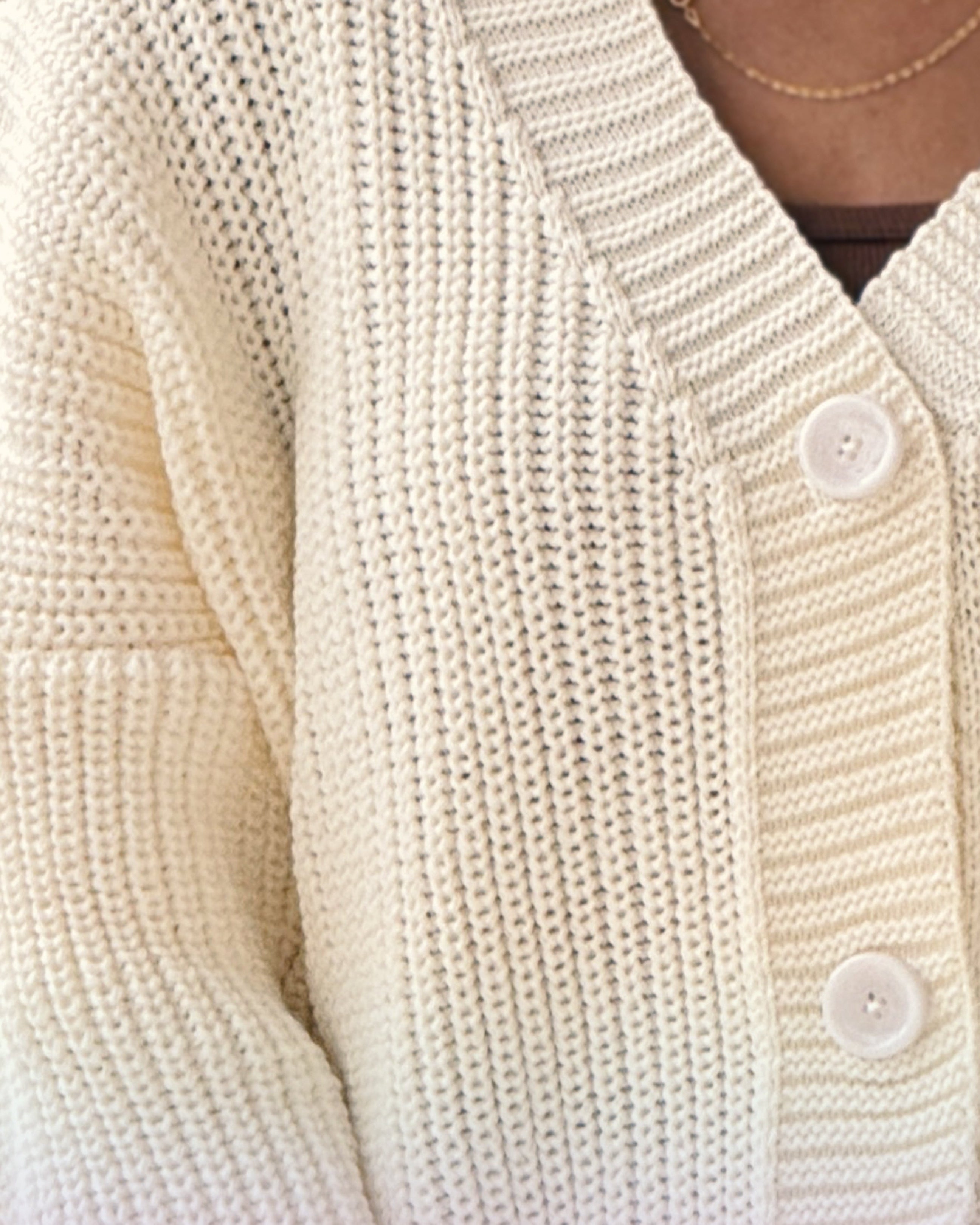 Essential Cropped Cardigan