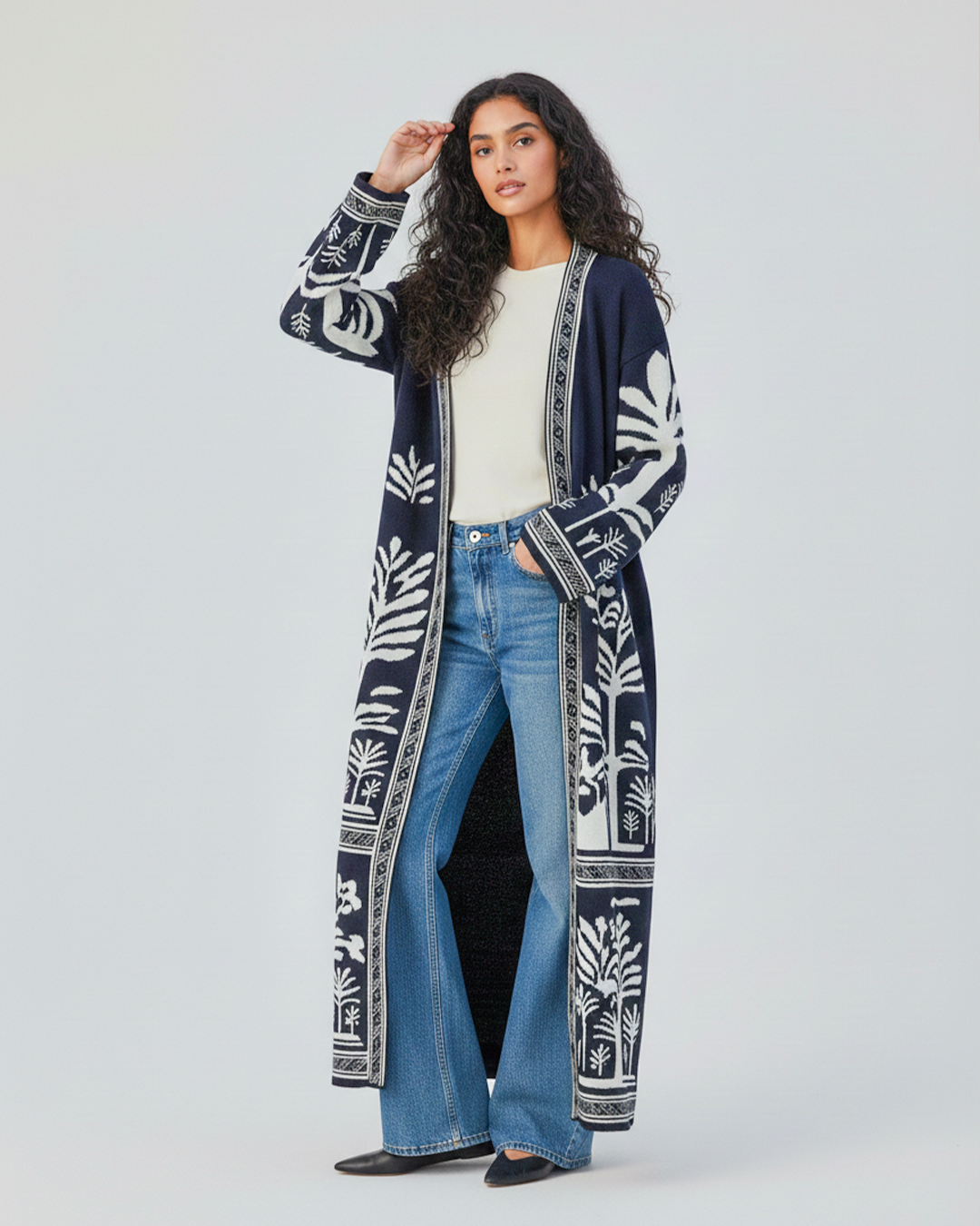 The Palm Cardigan