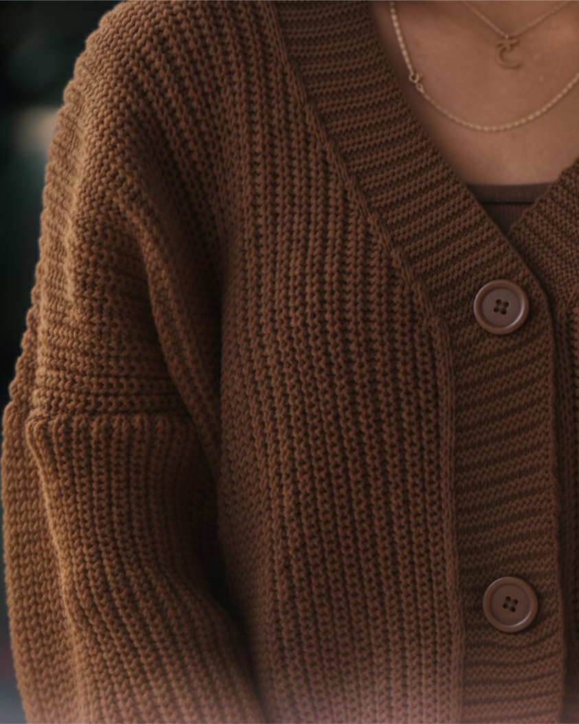 Essential Cropped Cardigan