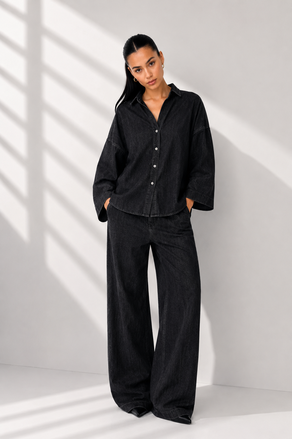 Relaxed denim set