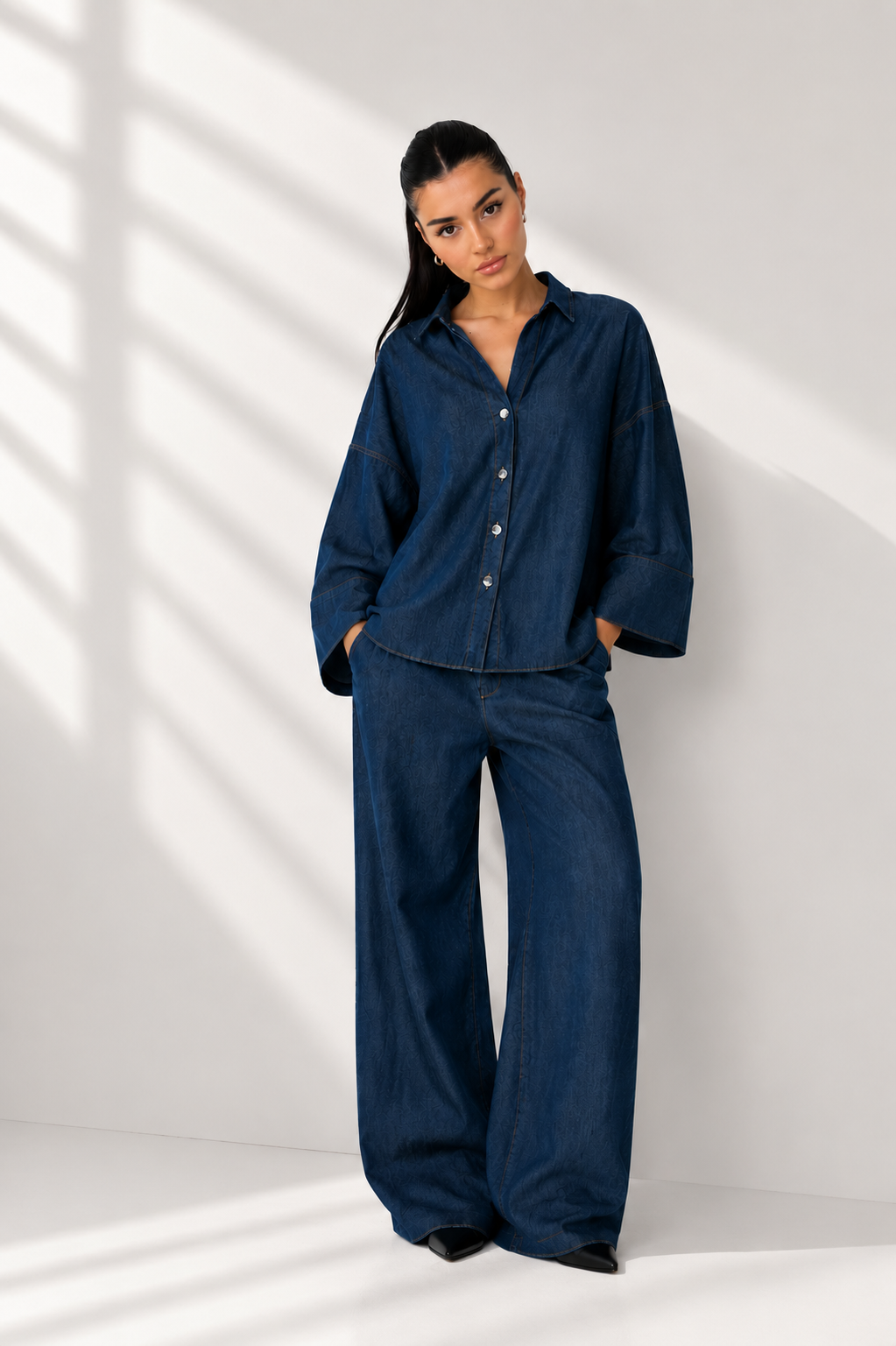 Relaxed denim set